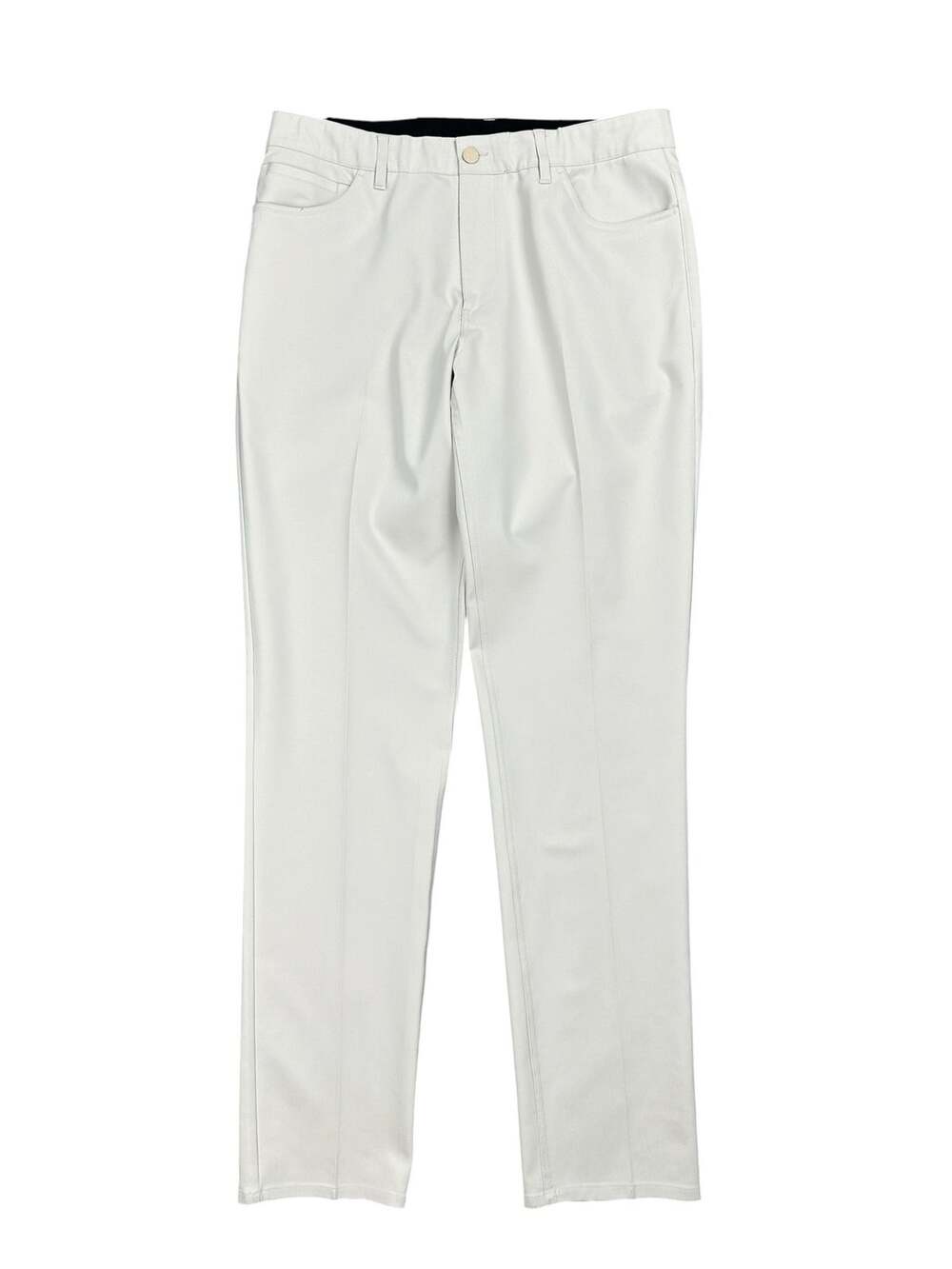 American Tall 365 Stretch 5 Pocket Tapered Pants Cream — Size 36x36